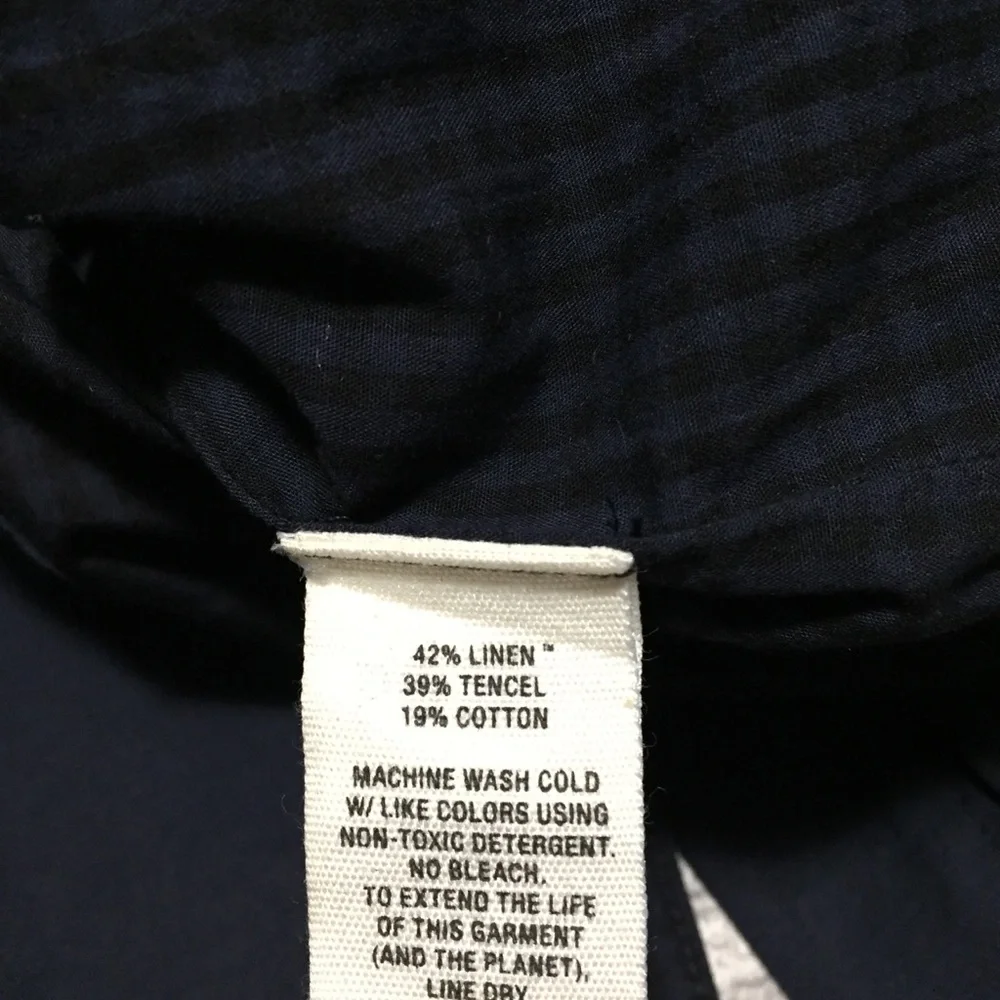 Alex Mill Women’s Blazer Jacket Coat Size XS Blue Linen Blend (READ DESC) - Picture 9 of 10